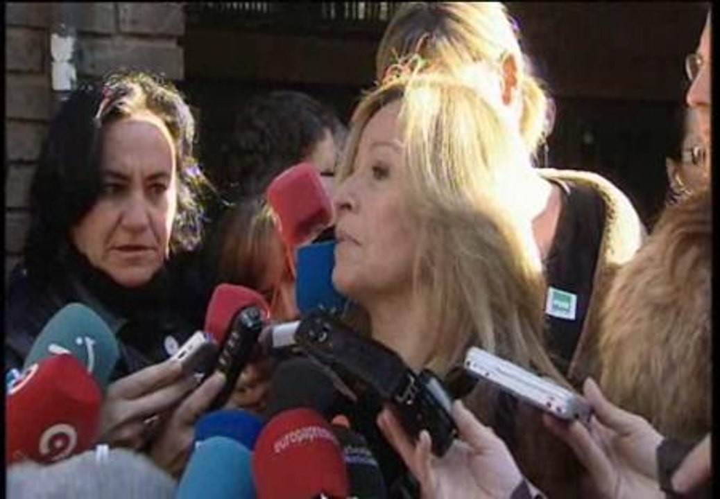 Patxi López, Trinidad Jiménez y López Garrido expresan su apoyo a Rubalcaba