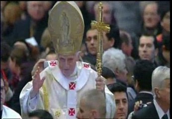 El Papa envía un mensaje de educación en la paz en la misa de año nuevo