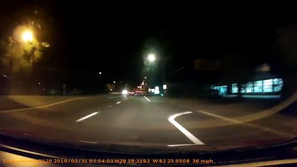 Giant Green Meteor West of Gainesville Florida Caught on Dash Cam