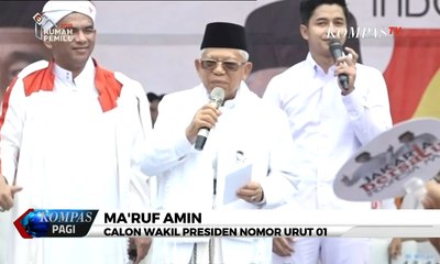 Giring Ganesha & Haddad Alwi Dampingi Ma'ruf Amin Kampanye