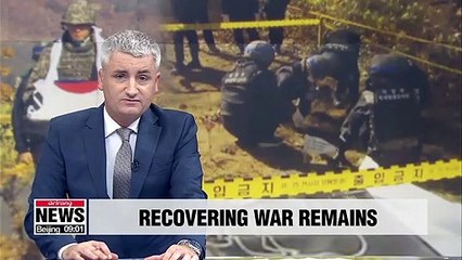 S. Korea begins recovering Korean War remains within DMZ, without N. Korea