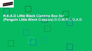 R.E.A.D Little Black Classics Box Set (Penguin Little Black Classics) D.O.W.N.L.O.A.D