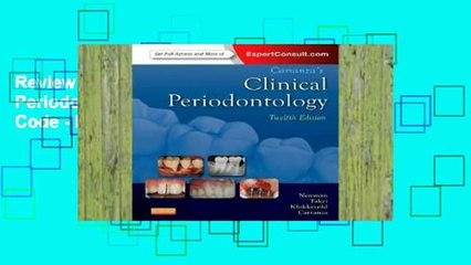 Review  Carranza's Clinical Periodontology with Access Code - Michael G. Newman