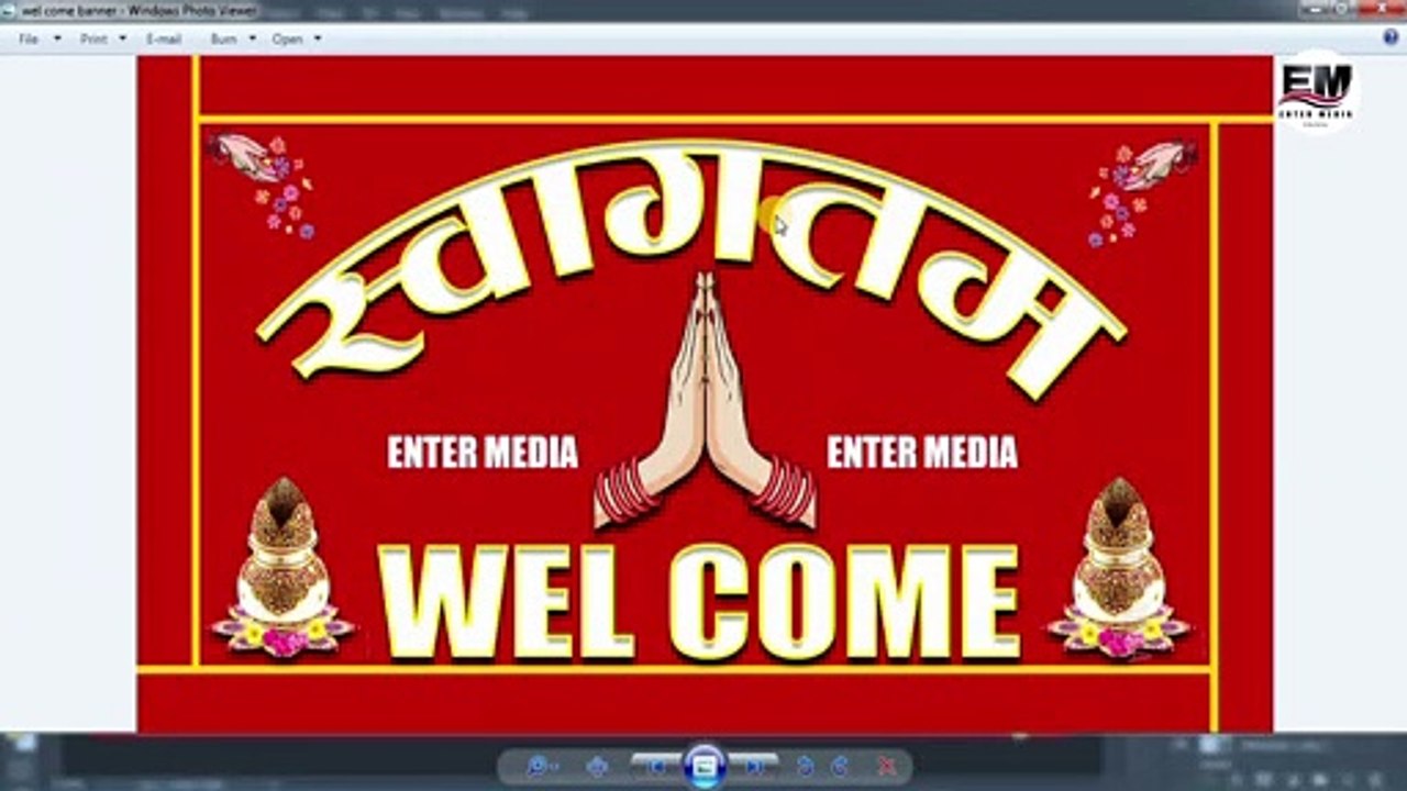 How to make wel come banner in Photoshop CC 2017 | Potoshop in Nepali 2019
