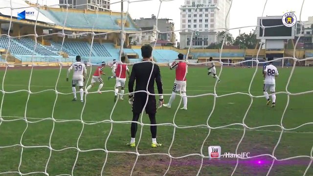 CLB Hà Nội tập luyện chăm chỉ, hướng tới trận đấu với Yangon United tại AFC Cup | HANOI FC