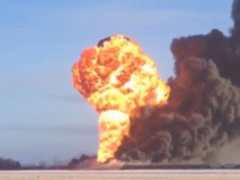 Impactante colisión entre dos trenes