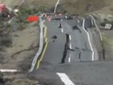 Se hunde un tramo de la autopista que conecta Ensenada con Tijuana