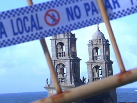 El santuario de Muxía resultó destrozado por un rayo la pasada Nochebuena