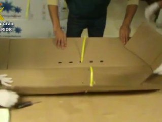 Cocaína en embalajes de rosas