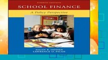 School Finance: A Policy Perspective