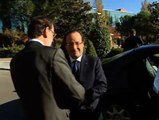 Rajoy recibe a Hollande en La Moncloa