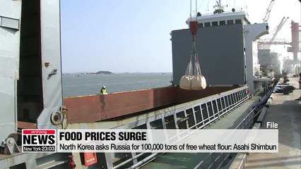 North Korea asks Russia for 100,000 tons of free wheat flour: Asahi Shimbun