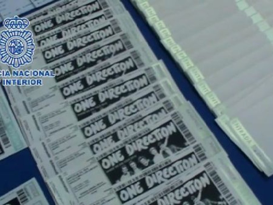 La Policía Nacional desmantela un grupo dedicado a la confección y venta de entradas falsas para macro conciertos