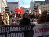 Protestas en Portugal por el recorte de 4.000 millones de euros en los presupuestos