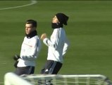 Ronaldo se entrena con el grupo