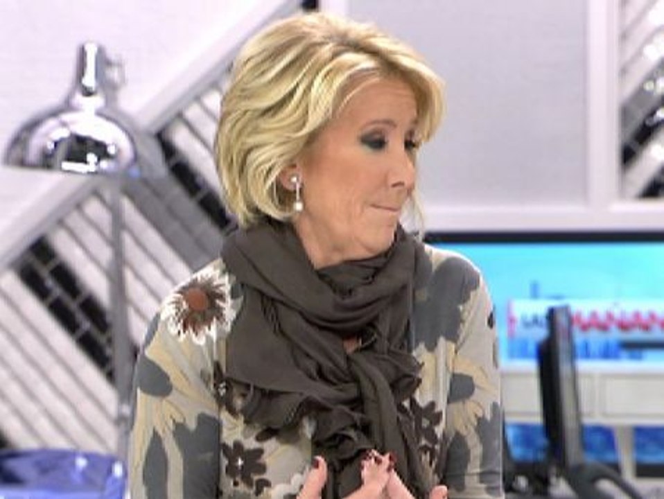 Esperanza Aguirre reprocha a Rajoy la puesta en liberta del etarra Bolinaga y la subida de impuestos