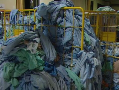 Las lavanderías de los hospitales madrileños, paradas