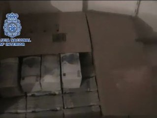 Diez millones de euros en cajas de cartón