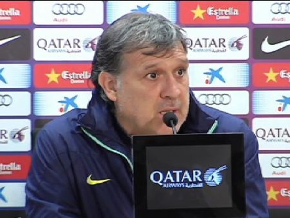 Tata Martino: "El Barça  no tiene jugadores que puedan darse el lujo de no tener un buen partido y ganar"