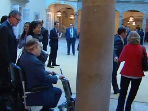 El magnate de EuroVegas en el Palacio de El Pardo