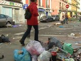 Madrid se llena de basura en las primeras 24 horas de huelga