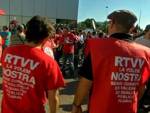 Tercera jornada de protestas de Canal 9
