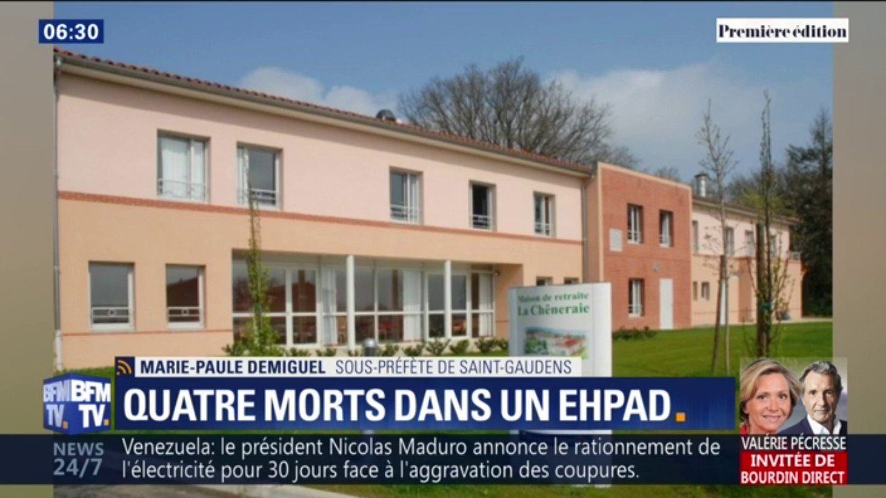 4 résidents d'un Ehpad sont morts cette nuit en Haute-Garonne, une intoxication alimentaire "soupçonnée" selon la préfète