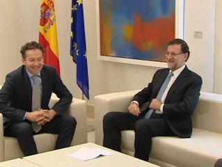 Rajoy se reúne con el presidente del Eurogrupo