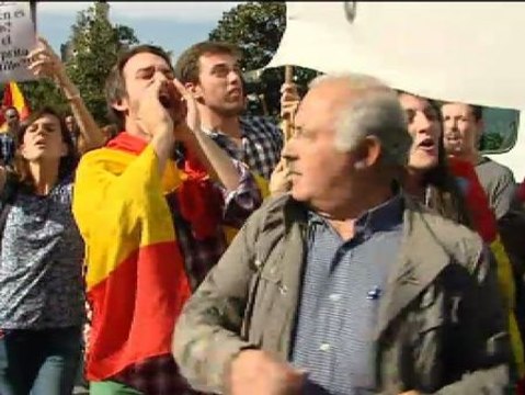 Voces discordantes con el PP en la manifestación de la AVT