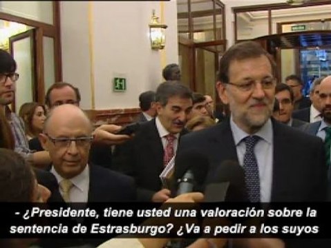 Rajoy evita valorar la sentencia de Estrasburgo sobre la 'doctrina Parot'