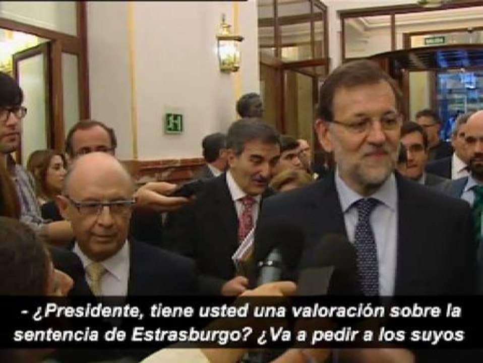 Rajoy evita valorar la sentencia de Estrasburgo sobre la 'doctrina Parot'