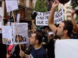 Jornada de protestas antes de la entrega de los premios Príncipe de Asturias en Oviedo