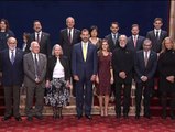 Foto de familia de los Premio Príncipe de Asturias 2013