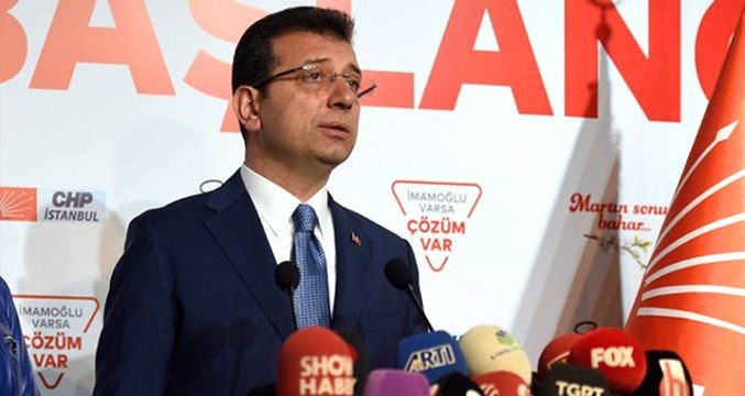 Son Dakika! CHP Adayı Ekrem İmamoğlu: YSK'ya Göre Biz Kazandık