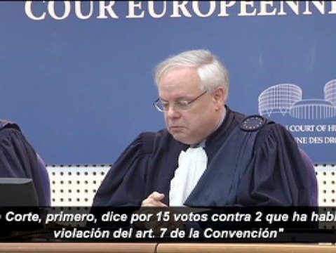 El Tribunal de Estrasburgo tumba la 'doctrina Parot'