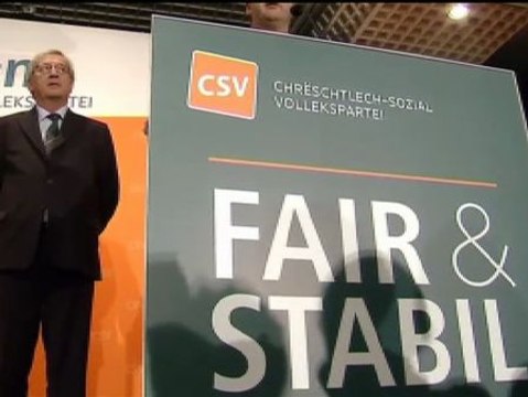 Juncker gana las elecciones en Luxemburgo, aunque pierde apoyos