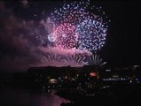 Espectaculares fuegos artificiales en Gijón
