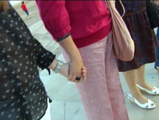 Cadena humana contra el proyecto Castor