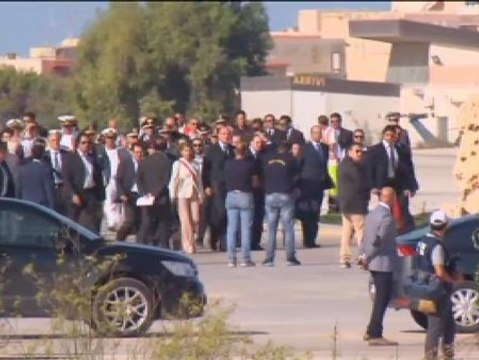 Durao Barroso, abucheado en Lampedusa