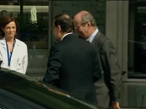 Rajoy visita al Rey: Le he visto muy bien