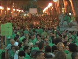 Una marea verde contra el trilingüismo de Bauzá inunda las calles de Mallorca