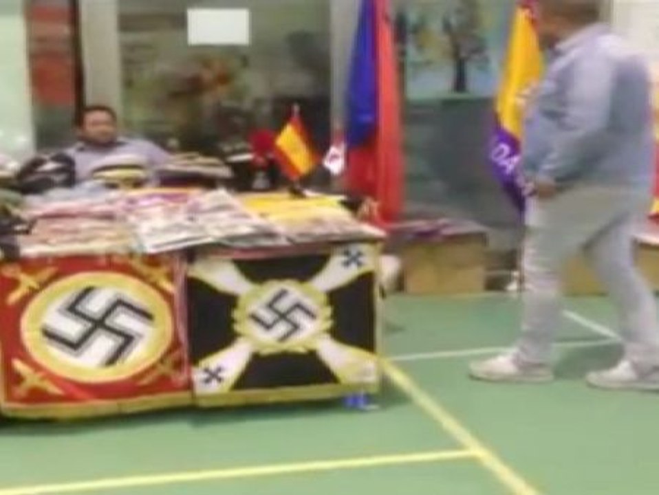 El ayuntamiento de Quijorna organiza un mercadillo fascista en un colegio público