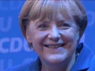 La noche más feliz de Angie Merkel