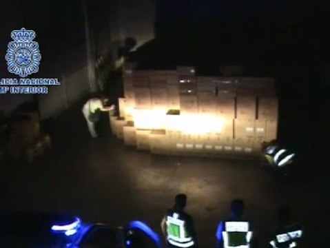 La Policía recupera 420.000 cajetillas de tabaco robadas