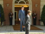 Rajoy recibe a los Reyes de Holanda