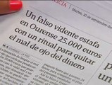 Un vidente estafa 25.000 euros a un hombre en Ourense