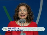 Discurso íntegro de Ana Botella a los miembros del COI