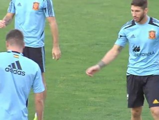 Entrenamiento de La Roja