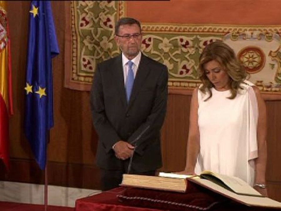 Susana Díaz jura el cargo de presidenta de la Junta de Andalucía
