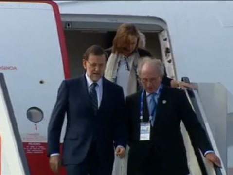 Rajoy aterriza en San Petersburgo
